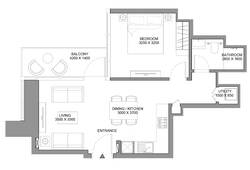 1 bedroom apartment